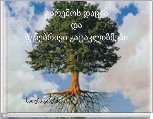 გარემოს დაცვა და ბუნებრივი კატაკლიზმები