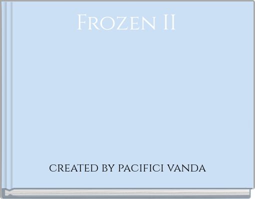 Front cover of 'Frozen II' 