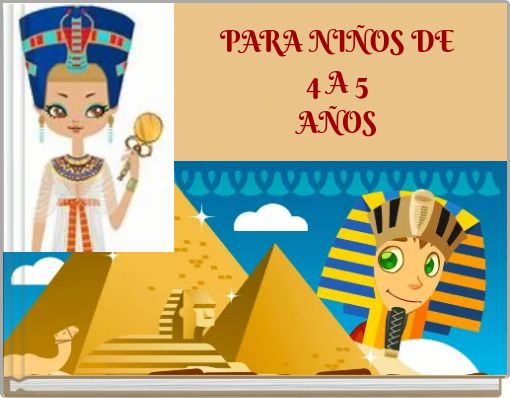 PARA NI&Ntilde;OS DE 4 A 5 A&Ntilde;OS