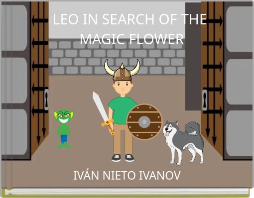Front cover of 'LEO IN SEARCH OF THE MAGIC FLOWER' 