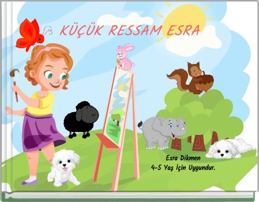 Front cover of 'KÜÇÜK RESSAM ESRA' 