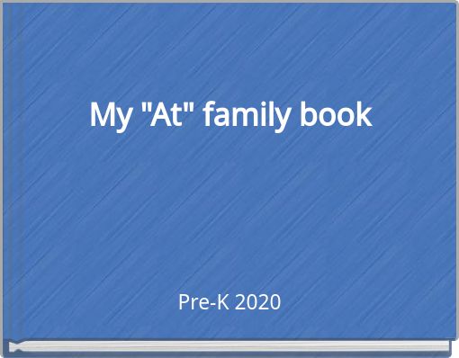 My "At" family book