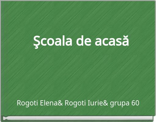 Şcoala de acasă