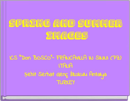 SPRING AND SUMMER IMAGES