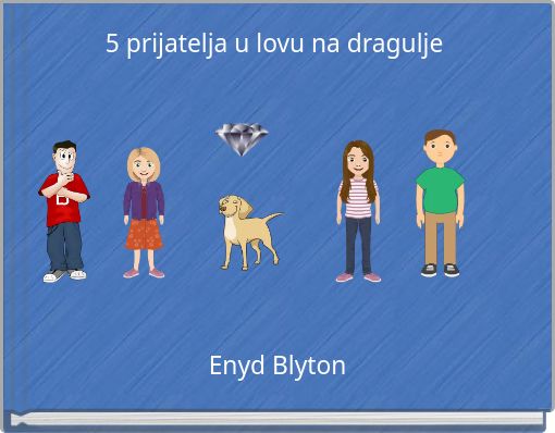 Front cover of '5 prijatelja u lovu na dragulje' 