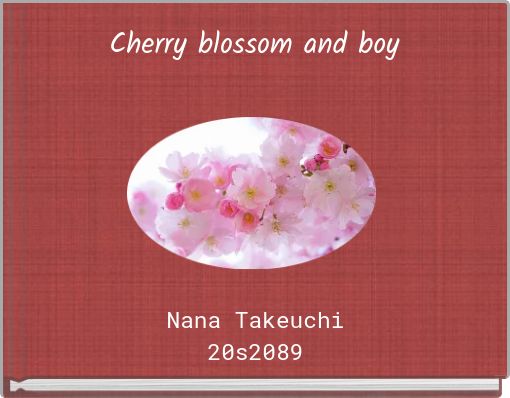Cherry blossom and boy