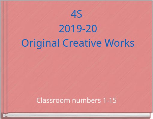 Front cover of '4S 2019-20 Original Creative Works' 