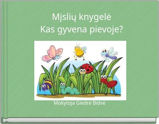 Mįslių knygelė Kas gyvena pievoje?