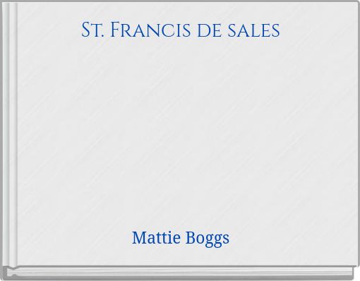 St. Francis de sales