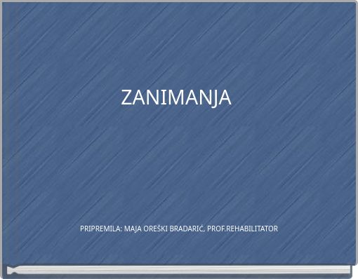 ZANIMANJA