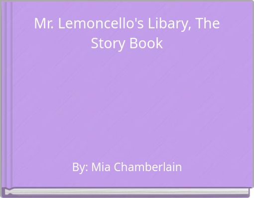 Mr. Lemoncello's Libary, The Story Book