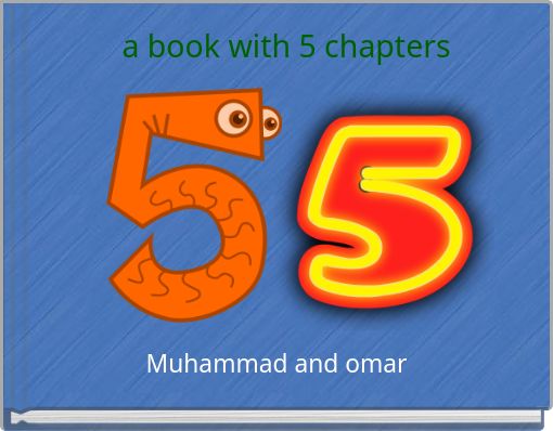 a book with 5 chapters