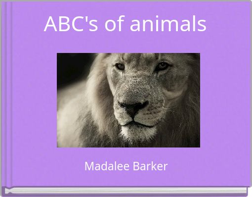 ABC's of animals