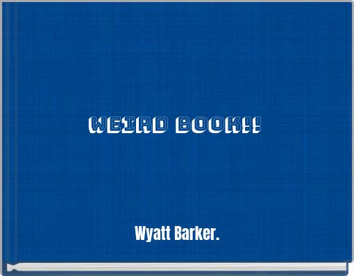 Front cover of 'WeirD BOOK!!' 