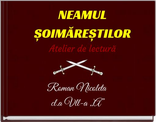 Front cover of 'NEAMUL ȘOIMĂREȘTILORAtelier de lectură' 