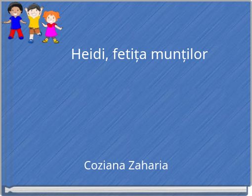 Front cover of 'Heidi, fetița munților' 