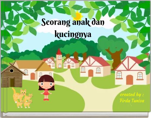 Seorang anak dan kucingnya