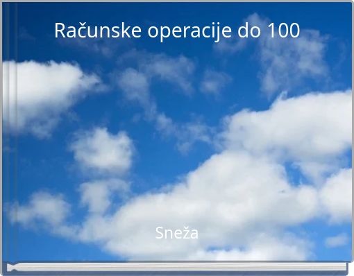 Računske operacije do 100