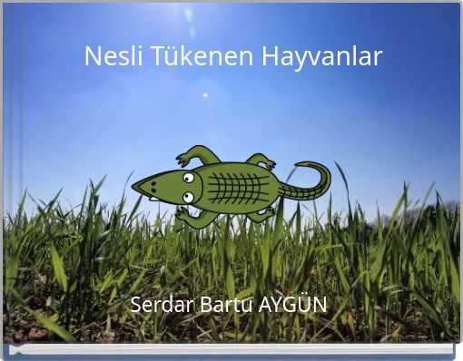 Front cover of 'Nesli Tükenen Hayvanlar' 