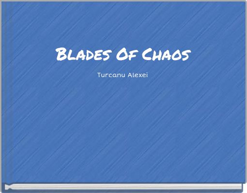 Front cover of 'Blades Of Chaos' 