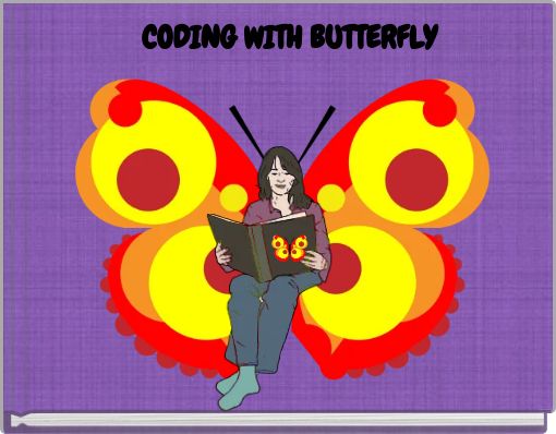 Book Cover for: CODING WITH BUTTERFLY