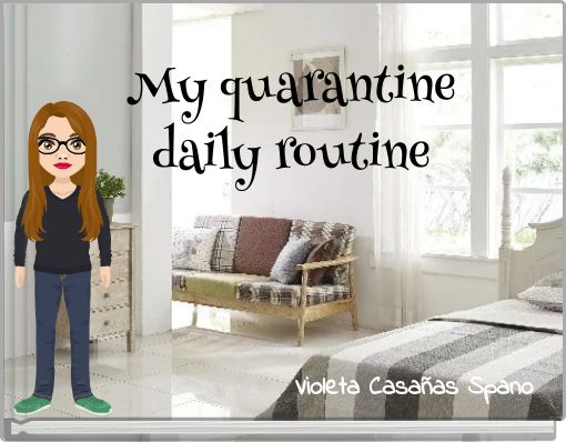 Front cover of 'My quarantine daily routine' 