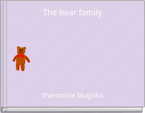 Front cover of 'The bear family' 
