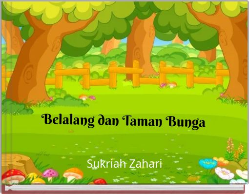 Front cover of 'Belalang dan Taman Bunga' 