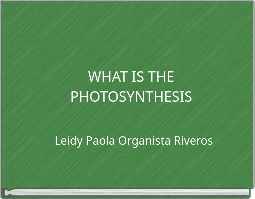WHAT IS THE PHOTOSYNTHESIS