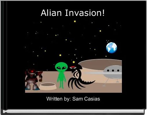 Front cover of 'Alian Invasion!' 