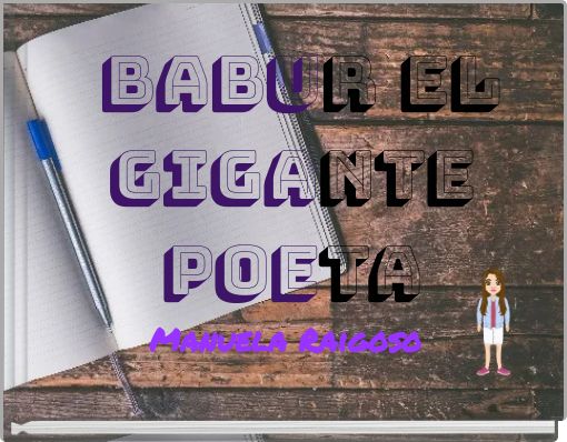 Front cover of 'Babur el gigante poeta Manuela Raigoso' 