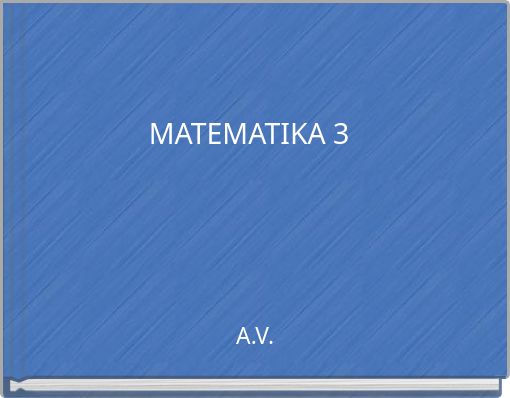 Book Cover for: MATEMATIKA 3