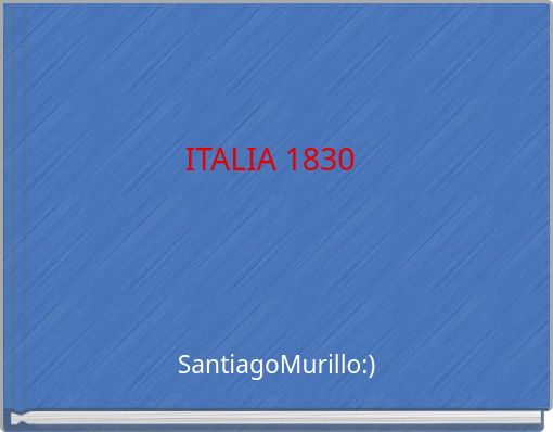 Front cover of 'ITALIA 1830' 