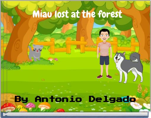 Miau lost at the forest