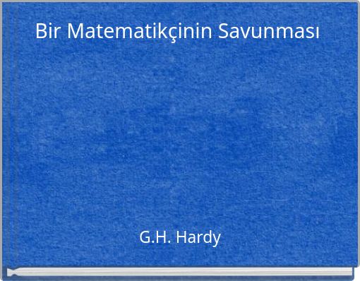 Bir Matematikçinin Savunması