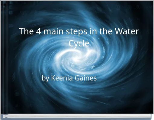 The 4 main steps in the Water Cycle