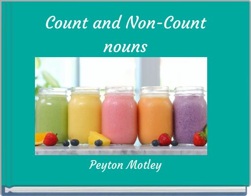 Front cover of 'Count and Non-Count nouns' 