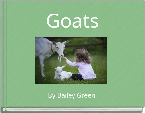 Front cover of 'Goats' 