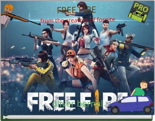 Front cover of 'FREE FIRE from the creators of fornite' 