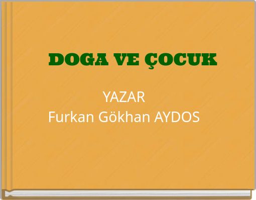 DOGA VE ÇOCUK