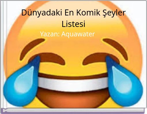 Front cover of 'Dünyadaki En Komik Şeyler Listesi' 