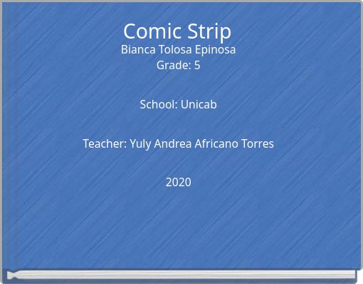 Front cover of 'Comic Strip' 