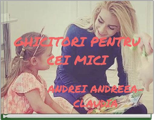 Front cover of 'GHICITORI PENTRU CEI MICI' 