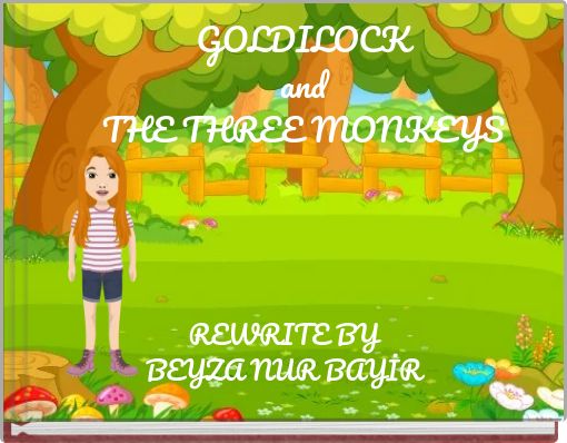 Front cover of 'GOLDILOCK and THE THREE MONKEYS' 