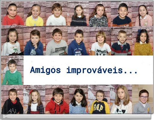 Front cover of 'Amigos improváveis...' 