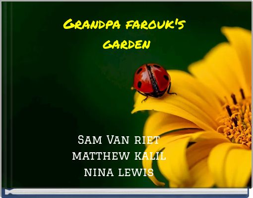 Front cover of 'Grandpa farouk's garden' 