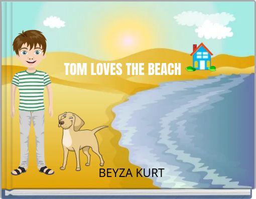 Front cover of 'TOM LOVES THE BEACH' 