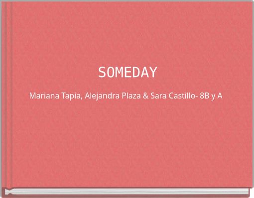 Front cover of 'SOMEDAY' 