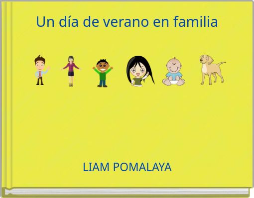 Front cover of 'Un día de verano en familia' 