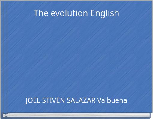 Front cover of 'The evolution English' 